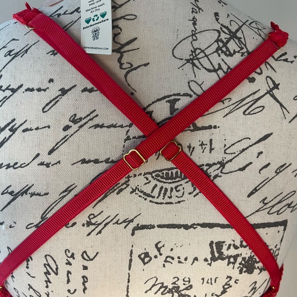 Free People -We are HAH 2 Timer Bra in Siren Red Lace/Underwire - Picture 5 of 7